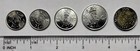 Saudi Arabia - Set 5 Coins 5 10 25 50 100 Halala 1998 - 2019 Unc
