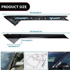 4pcs For 11-19 Ford Explorer Left Right Side Windshield A-pillar Molding Trim