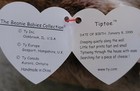      Tiptoe      1999 Ty Beanie Babies Brown Rat Or Mouse Long Tail  mwmt 