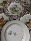Spode Woodland Salad Plates Set Of 6 Unique Classic Birds-----3612-----