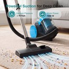 Olixis Canister Vacuum Cleaner Home lightweight Vacuum Cleaner W washable Filter