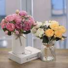 1-4pack Silk Peony Artificial Flowers Wedding Bouquet Home Party Outdoor Decor