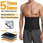 Men s Sweat Waist Trainer Training Thermo Sauna Belt Body Shaper Sports Girdle