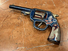 Wyandotte Lithograph Tin Red Ranger Clicker Toy Pistol Gun Vintage 1950s Works