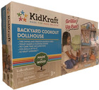 New Kidkraft Wooden Backyard Cookout Dollhouse