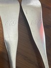2 Similar American Coin Silver Spoons E  H   Maker 36 G