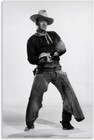 John Wayne Gunslinger Poster - 24 X 36 Inches - Free Shipping