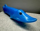 Vintage Ussr Mid Century Pike Fish Blow Plastic Doll Soviet Toy Fish