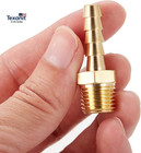 Brass Hose Barb Fittings 1 4  Barb X 1 4  Npt Male Air Hose Pipe Fittings compre