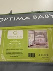 Optima Baby Nursery Bedding Set 6-pcs Crib Comforter Fitted Sheet Pillow Valance
