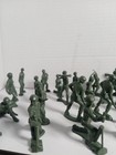 Lot Of 31 Vtg 60s Marx Battleground Wwii Marines Plastic Army Toy Soldiers  m