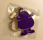 Mcdonald s Grimace Shake Bag   Bottle Charm Keychain -  New