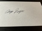 Angie Dagres Signed Index Card - Orioles Debut 1955 -