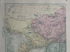 1882 Ontario   Quebec Hand Coloured Original Antique Map By Edward Stanford
