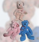 Ty Beanie Buddies Huge Lot Of 13 Bears W tags And Tag Protectors Good Condition