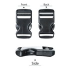 1 1 4 Inch Side Quick Release Plastic Black Buckles - Works With Paracord   More