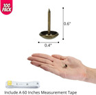 - Upholstery Tacks  100 Pack  Furniture Tacks  Decorative Nail Heads  Upholstery