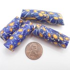4 Pcs Large Matched Millefiori Antique Venetian Glass Trade Beads Tribal African