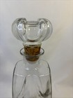 Vintage Clear Glass Schenley Liquor Clear Whiskey Bottle Decanter