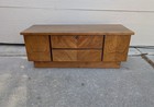 Vintage Lane Mid Century Modern Cedar Hope Blanket Chest Trunk Lock Disabled G39