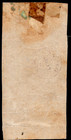 India  Queen Victoria Revenue Hundi Pre-1899 Indian Bill Of Exchange    3 Rupees
