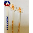 Lot Of 3 Vintage Airline Swizzle Cocktail Sticks Stirrers Lan-chile Funbirds Of