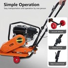 7hp Plate Compactor  212cc Gas Engine  4200lbs Compacting Force Jump Jack Tamper