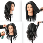 100  Human Real Hair Mannequin Head With Stand  Hairdressers  Practice Training