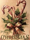Primitive Christmas  Candy Canes  Farmhouse  Country  Handcrafted Plaque   Sign