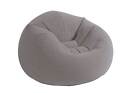 Intex Inflatable Lounge Beanless Lounger Bag Chair - Grey  open Box   4 Pack 