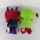 Dan Dee Red   Green Alien Monster Plush Silly Robot Skeleton Stuffed 8 Inch Toys