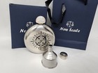  Compass Flask 5 Ounce  148 Ml Canteen  Stainless Steel W  Funnel And Two Caps