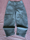 Flamingals Barrel Jeans For Women Trendy High Waisted Wide Leg Baggy Cropped S