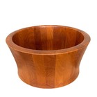 Mid-century Modern Danish Teak Nissen Salad Bowl Largest Size   sale Price   