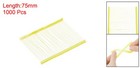 1000pack 75mm Tagging Fasteners Clothing Tag Barbs Attachments Price Tags Yellow