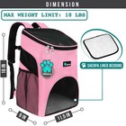Pet Cat Dog Puppy Carrier Travel Backpack Bag For Travel Breathable Mesh Comfort
