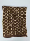 Louis Vuitton Genuine Vintage Brown   Beige Wool Winter Scarf Scarves