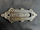 Sargent Bronze Victorian Eastlake Mail Slot 1800   s To 1910