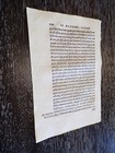 1523-erasmus-bible Leaf- Paraphrase Of Gospel Of Luke-chapter 3 Octavo-latin