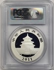 2011 China Panda 10 Yn Pcgs Ms 69 Silver 10 Yuan 1 Oz  999 Silver 