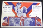 Original Theatrical Movie Herald For  the Man Who Came Back  - 1931