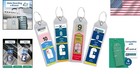 Travel With Confidence  4-pack Waterproof Luggage Tag Holders For Cruisers