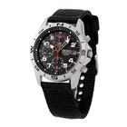 Seiko Chronograph Snd399p1 Snd399p Black Quartz Watch Dial Nylon