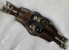 Stubben 24  60cm Equi-soft Comfort Dressage Girth With Leather Pad Liner brown
