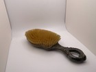 Vtg Art Nouveau Silver Plated Hair Brush Repousse Floral Antique Vanity Loop 7 