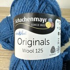 4 New Skeins Blue 100  Wool Worsted Yarn Schachenmayr Made In Germany  00169