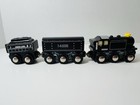 Toys R Us Wooden Magnetic Black Circo Line Train Tender Coal Car Works W  Thomas