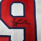 Framed Autographed signed Terry Pendleton 33x42 Atlanta White Jersey Jsa Coa