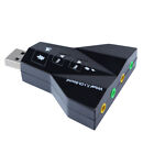 External Virtual 7 1 Ch Hd Sound Usb Audio Card Mic Adapter Pc Laptop Desktop