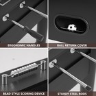 58  Foosball Soccer Table Full Size Arcade Game Room Heavy Duty Leg Leveler